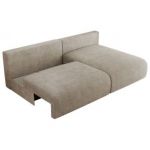 Narożnik VIVO L - strona prawa - beżowy, struktura