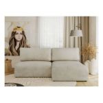 Narożnik VIVO L - strona prawa - beżowy, welvet