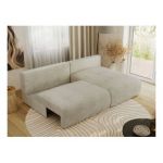 Narożnik VIVO L - strona prawa - beżowy, welvet