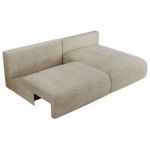 Narożnik VIVO L - strona prawa - beżowy, welvet