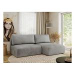 Narożnik VIVO L - strona prawa - jasnoszary, welvet