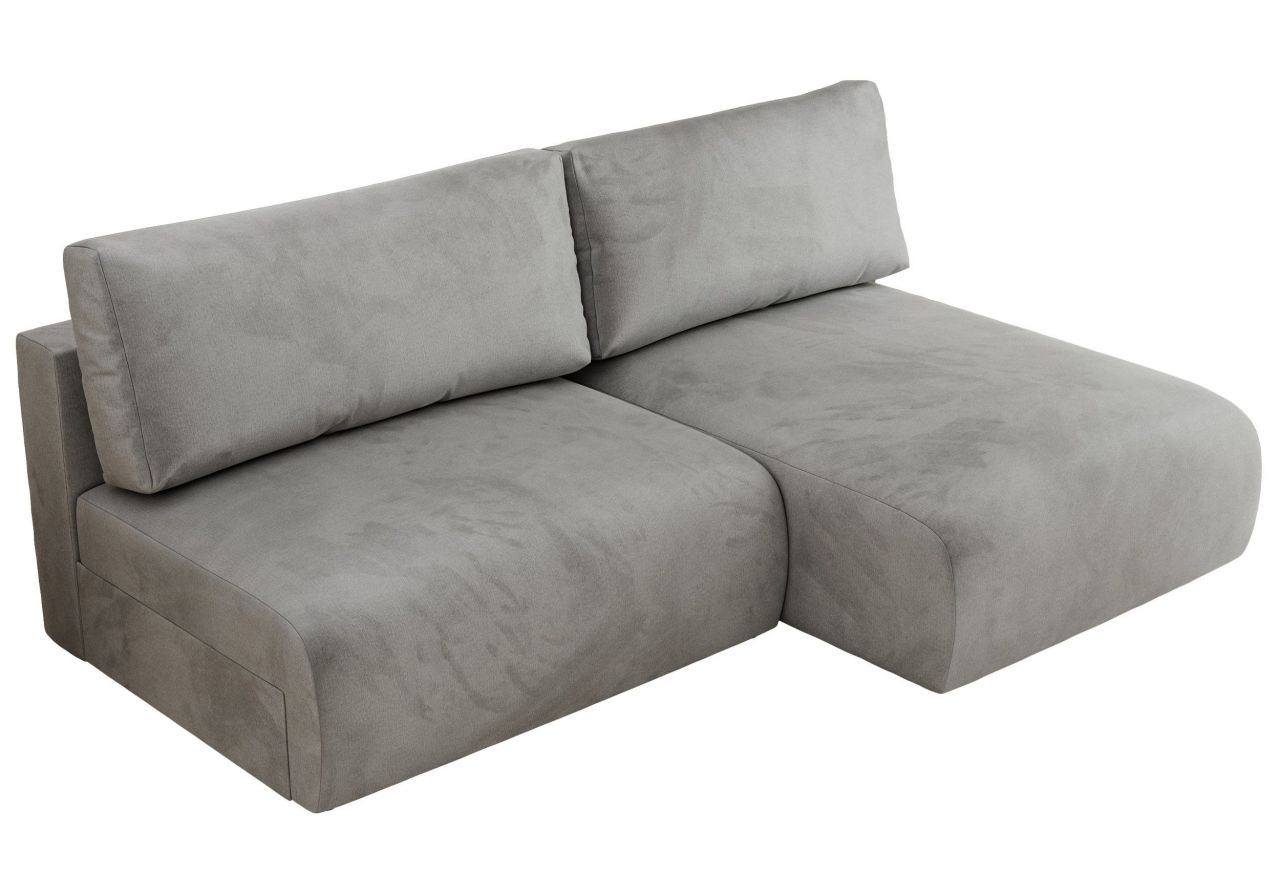 Narożnik VIVO L - strona prawa - jasnoszary, welvet