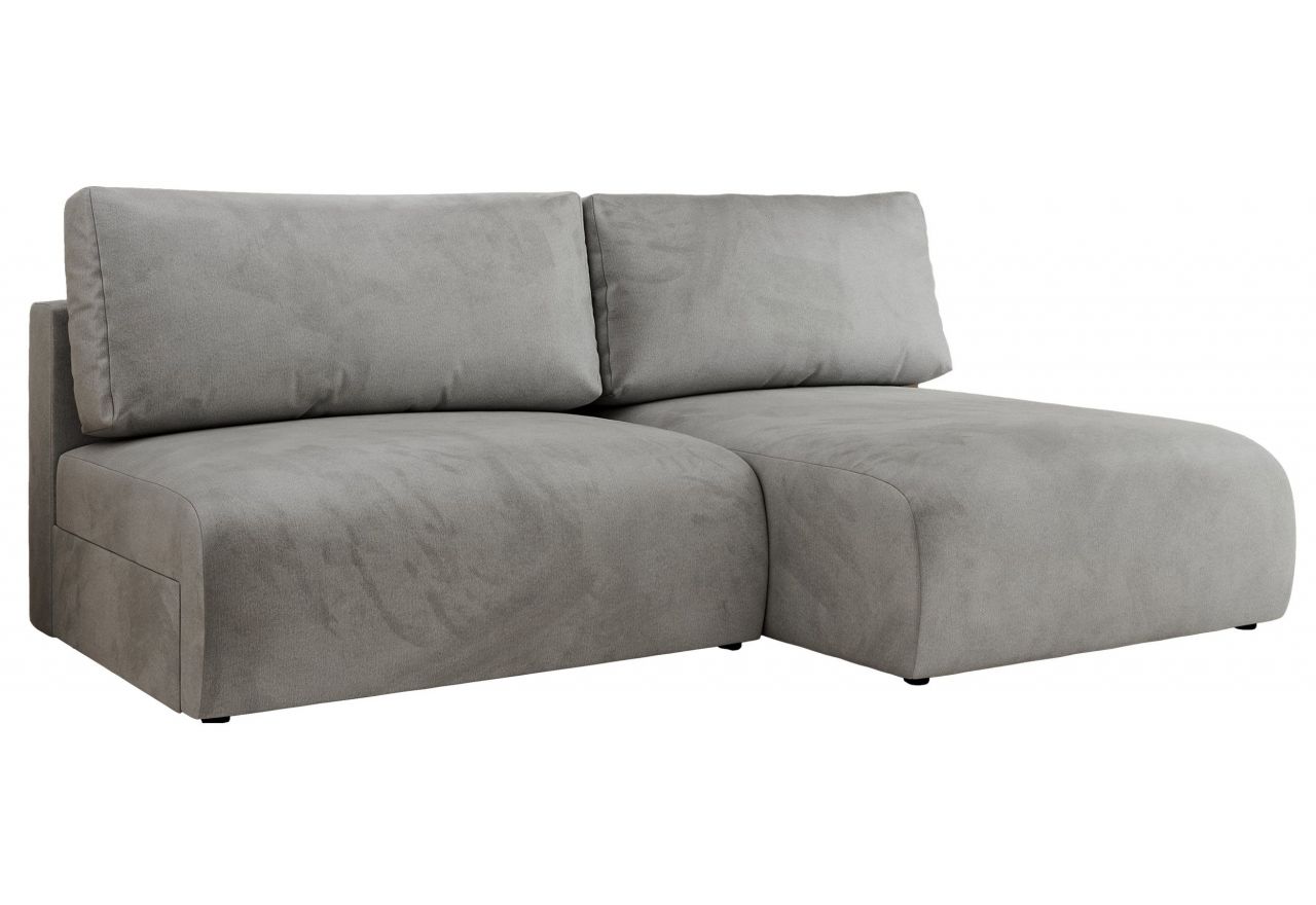 Narożnik VIVO L - strona prawa - jasnoszary, welvet