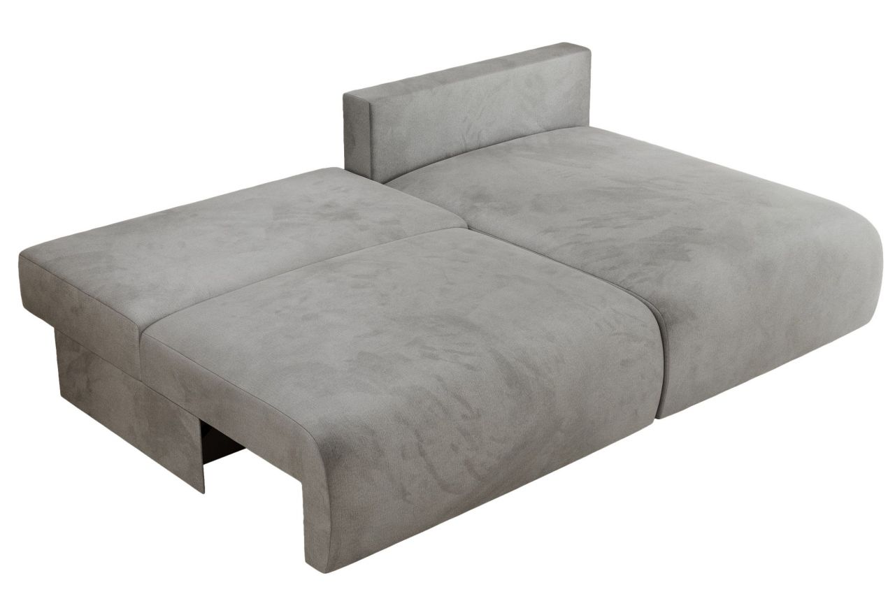 Narożnik VIVO L - strona prawa - jasnoszary, welvet