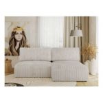 Narożnik VIVO L - strona prawa - kremowy, sztruks