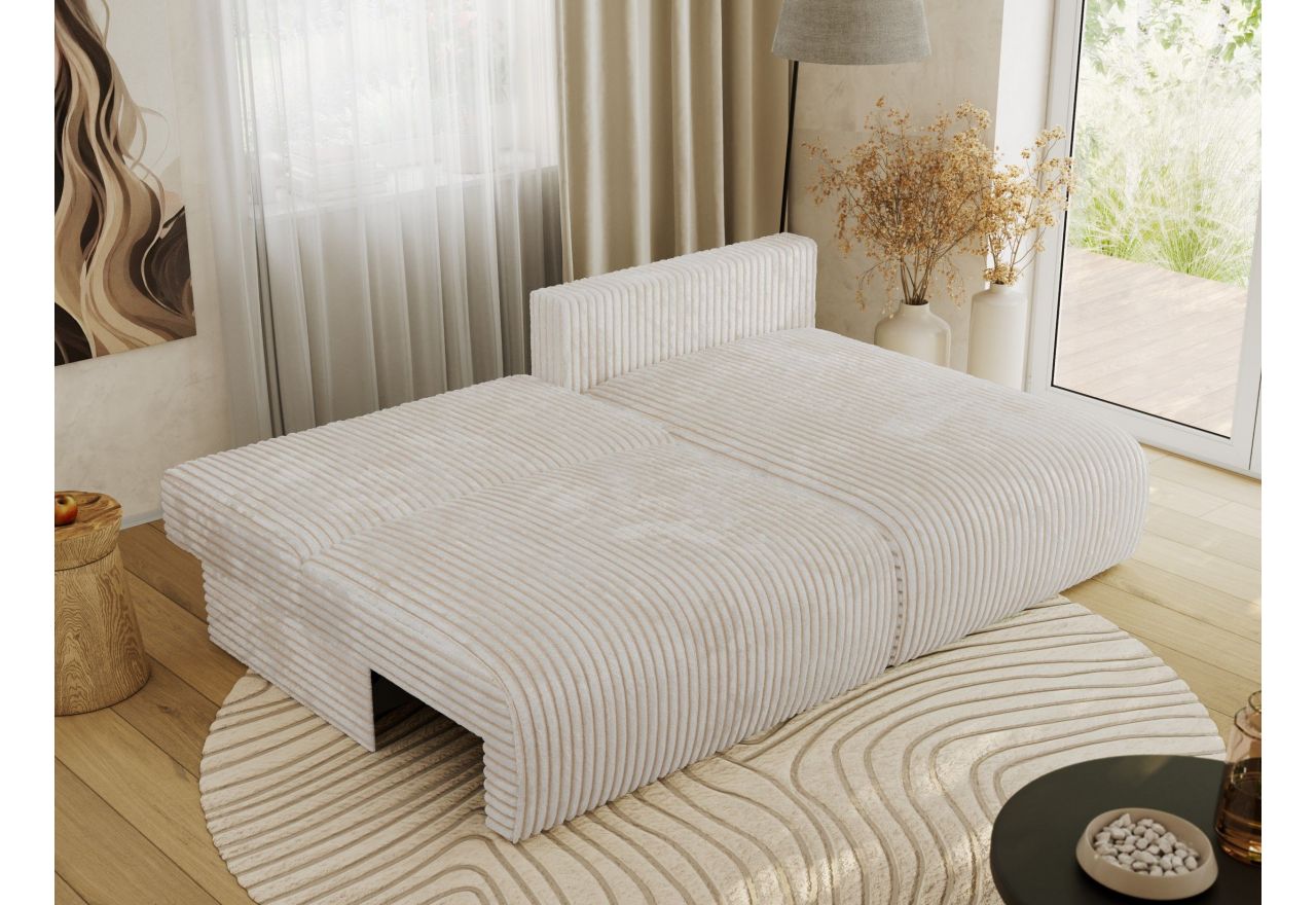 Narożnik VIVO L - strona prawa - kremowy, sztruks