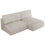 Narożnik VIVO L - strona prawa - kremowy, sztruks