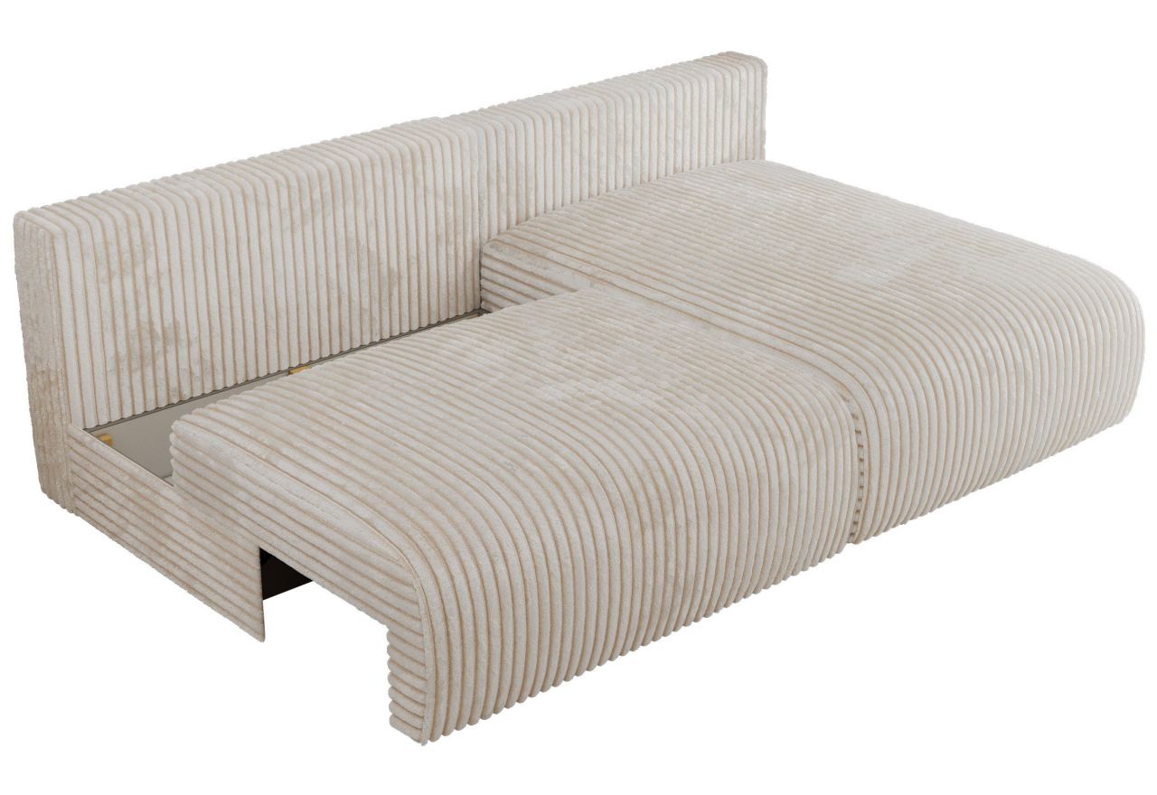 Narożnik VIVO L - strona prawa - kremowy, sztruks