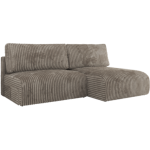 Narożnik VIVO L - strona prawa - jasnobrązowy, sztruks