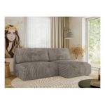 Narożnik VIVO L - strona prawa - jasnobrązowy, sztruks