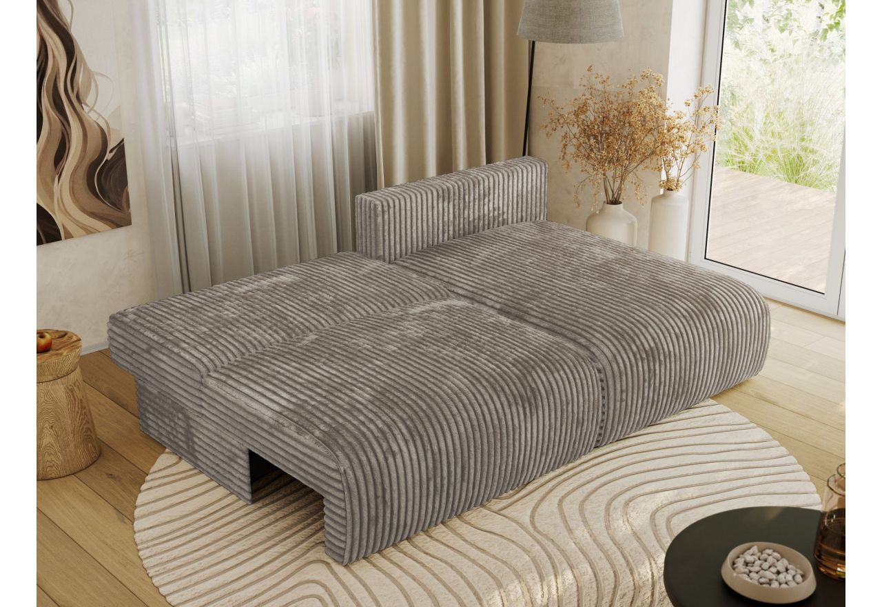 Narożnik VIVO L - strona prawa - jasnobrązowy, sztruks