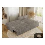 Narożnik VIVO L - strona prawa - jasnobrązowy, sztruks