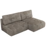 Narożnik VIVO L - strona prawa - jasnobrązowy, sztruks