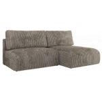 Narożnik VIVO L - strona prawa - jasnobrązowy, sztruks