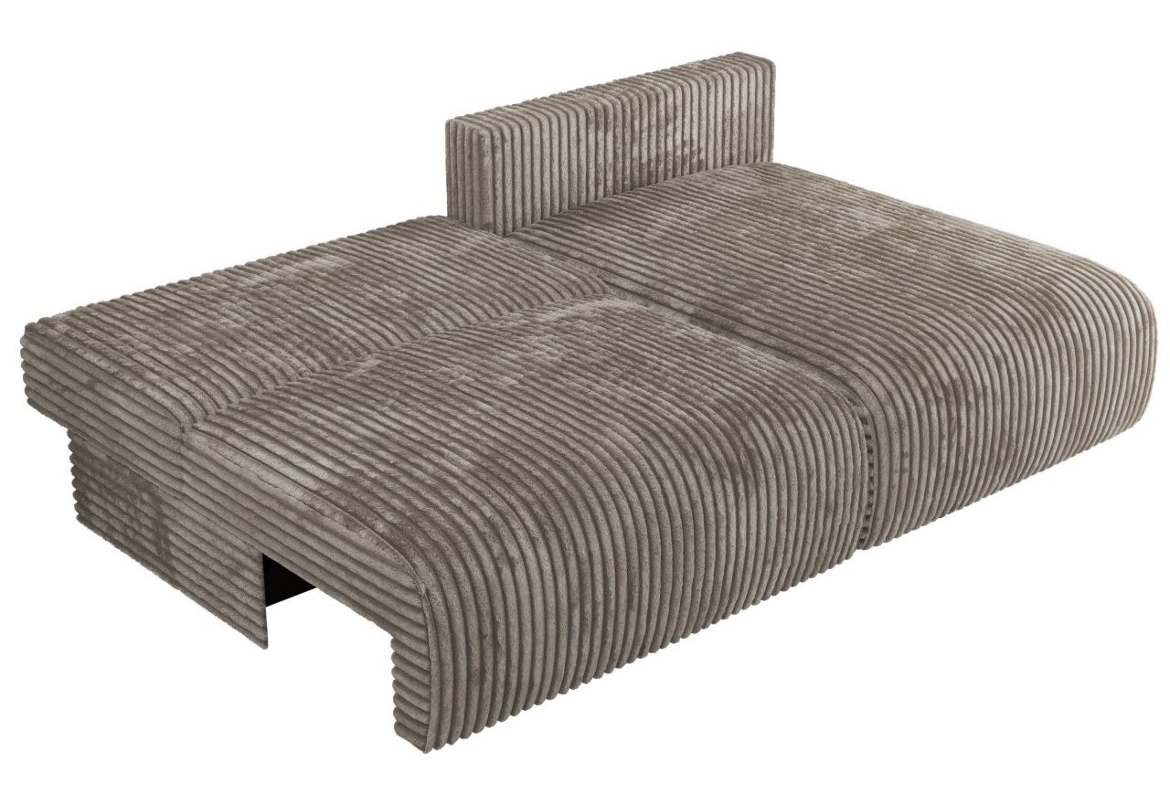 Narożnik VIVO L - strona prawa - jasnobrązowy, sztruks