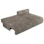 Narożnik VIVO L - strona prawa - jasnobrązowy, sztruks