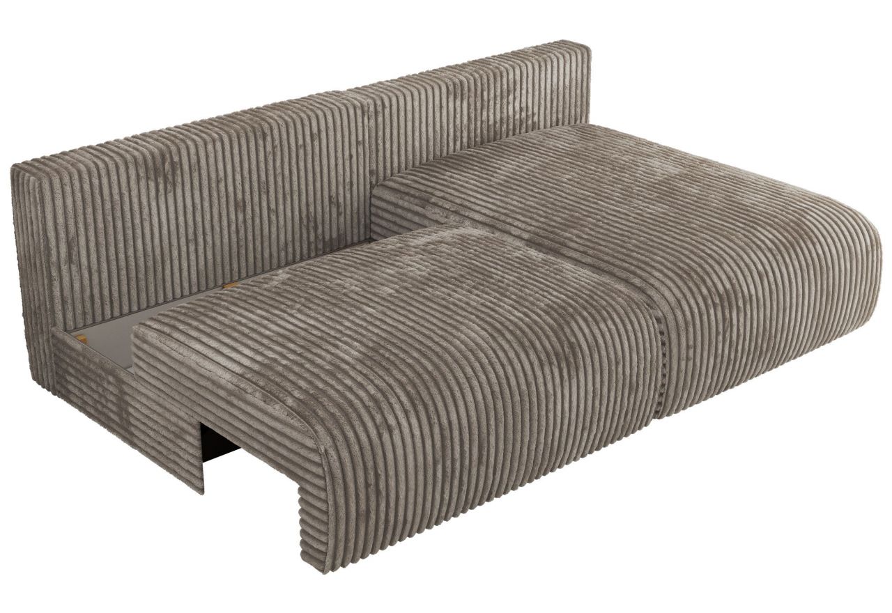 Narożnik VIVO L - strona prawa - jasnobrązowy, sztruks