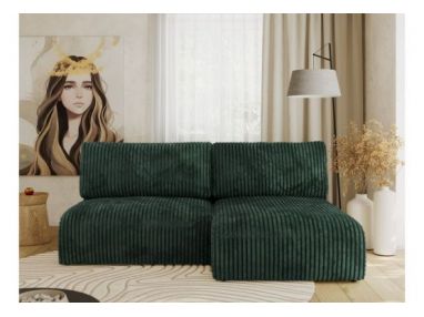 Narożnik VIVO L - strona prawa - zielony, sztruks