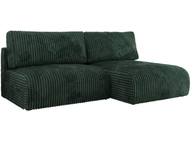 Narożnik VIVO L - strona prawa - zielony, sztruks