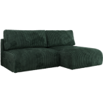 Narożnik VIVO L - strona prawa - zielony, sztruks