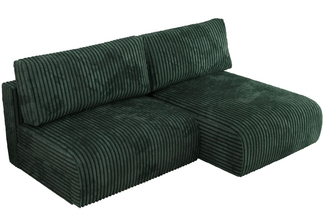 Narożnik VIVO L - strona prawa - zielony, sztruks