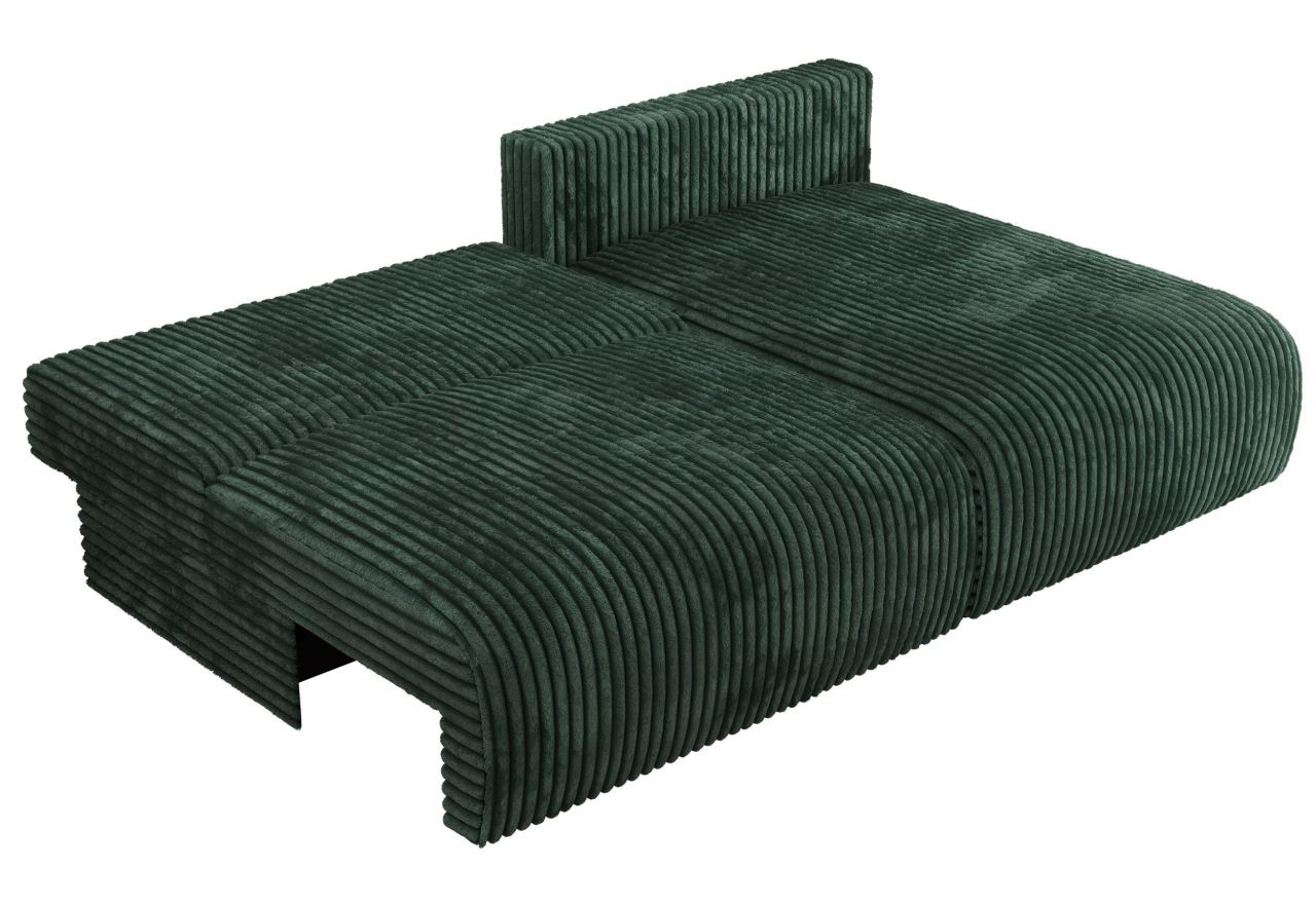 Narożnik VIVO L - strona prawa - zielony, sztruks