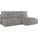 Narożnik VIVO L - strona prawa - szary, sztruks