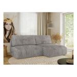 Narożnik VIVO L - strona prawa - szary, sztruks