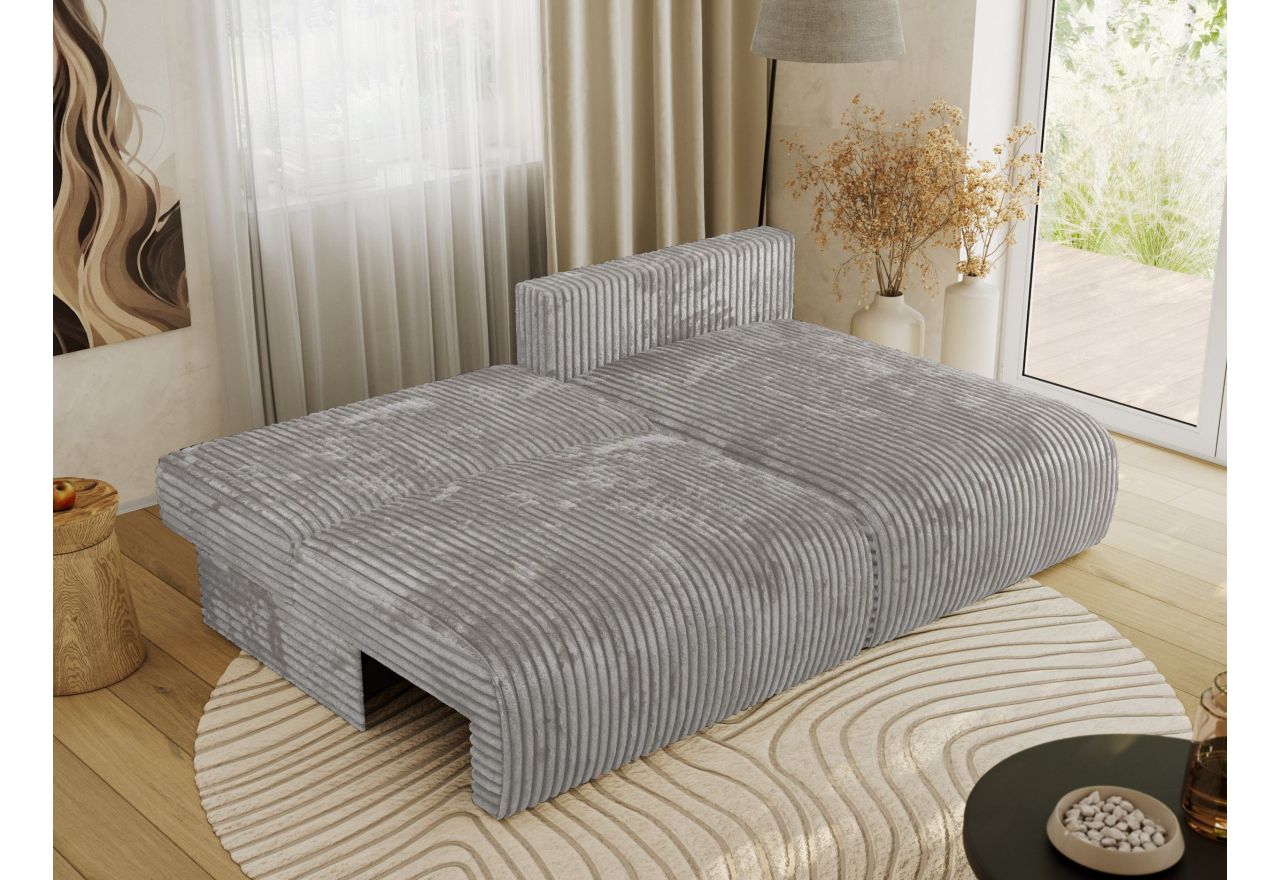 Narożnik VIVO L - strona prawa - szary, sztruks