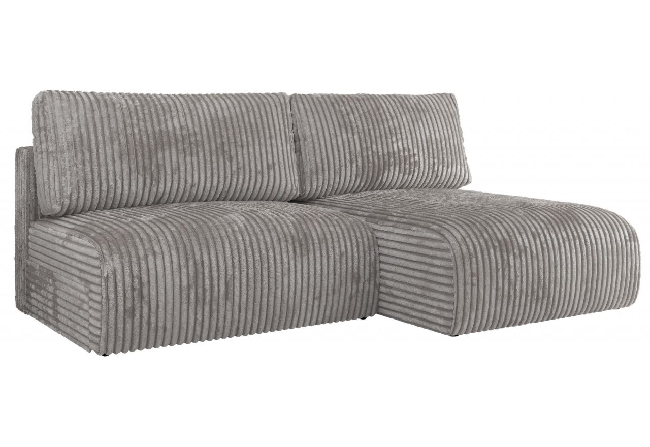 Narożnik VIVO L - strona prawa - szary, sztruks