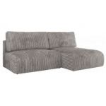 Narożnik VIVO L - strona prawa - szary, sztruks