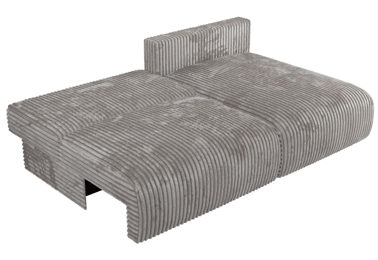 Narożnik VIVO L - strona prawa - szary, sztruks