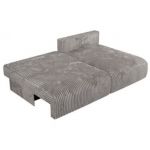 Narożnik VIVO L - strona prawa - szary, sztruks