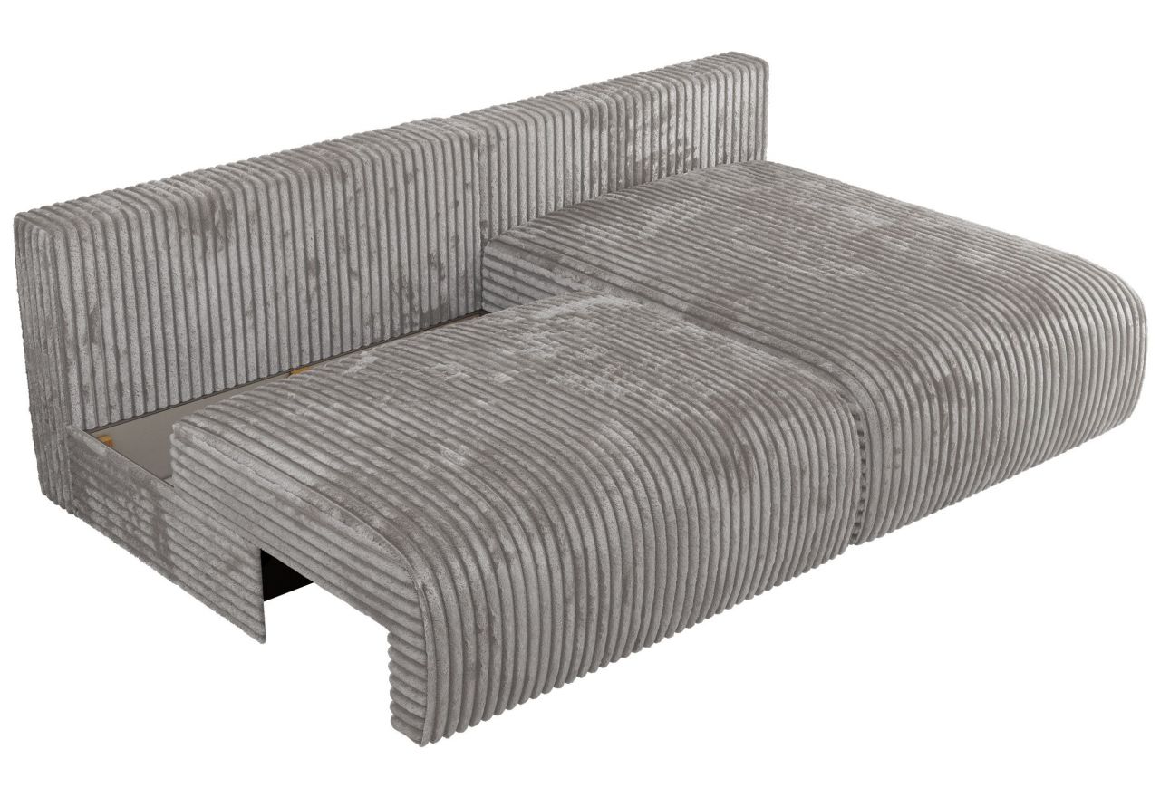 Narożnik VIVO L - strona prawa - szary, sztruks