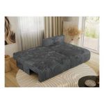 Narożnik VIVO L - strona prawa - ciemnoszary, sztruks