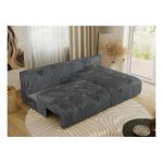 Narożnik VIVO L - strona prawa - ciemnoszary, sztruks