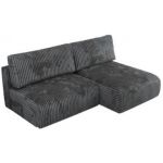 Narożnik VIVO L - strona prawa - ciemnoszary, sztruks