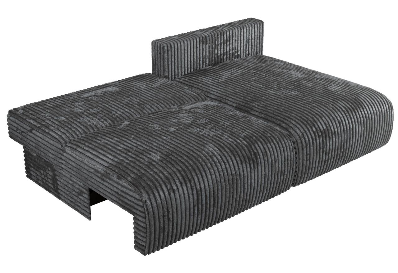 Narożnik VIVO L - strona prawa - ciemnoszary, sztruks