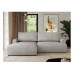 Narożnik TONO L - strona lewa - jasnoszary, struktura