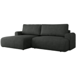 Narożnik TONO L - strona lewa - ciemnoszary, struktura