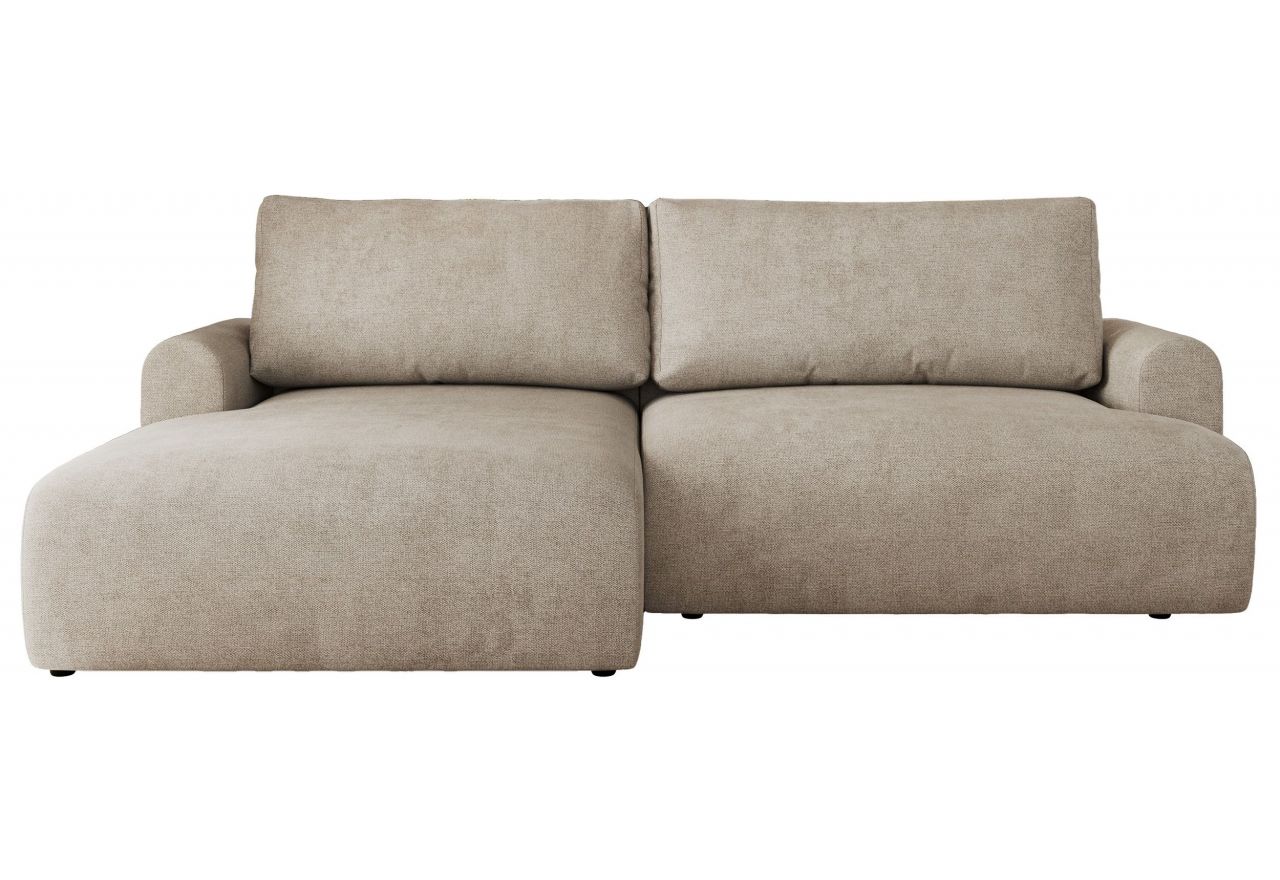 Narożnik TONO L - strona lewa - beżowy, struktura