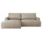 Narożnik TONO L - strona lewa - beżowy, struktura