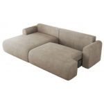 Narożnik TONO L - strona lewa - beżowy, struktura