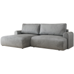 Narożnik TONO L - strona lewa - jasnoszary, welvet