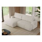 Narożnik TONO L - strona lewa - beżowy, sztruks