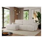 Narożnik TONO L - strona lewa - beżowy, sztruks