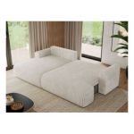 Narożnik TONO L - strona lewa - beżowy, sztruks