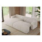 Narożnik TONO L - strona lewa - beżowy, sztruks