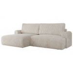 Narożnik TONO L - strona lewa - beżowy, sztruks