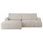 Narożnik TONO L - strona lewa - beżowy, sztruks